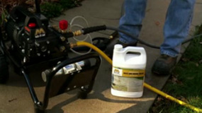 how to start a gas pressure washer